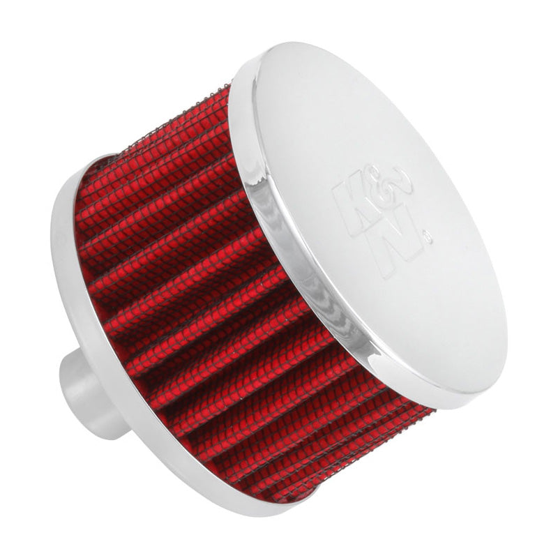 K&N Crankcase Vent Filter - Steel Base - bride de 19 mm (62-1160)