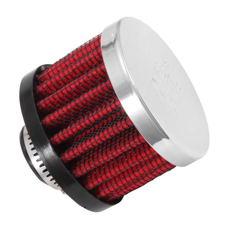 K&N Filtre de ventilation de carter - Base en caoutchouc - bride de 13mm (62-1330)