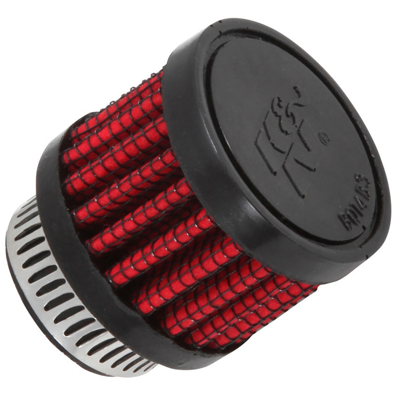 K&N Filtre de reniflard de carter - Base en caoutchouc - bride de 19 mm (62-1560)