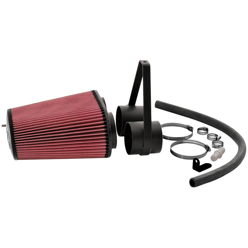 K&N Aircharger Kit, convient pour Ford Bronco et F150, F250, F350 4.8/5.0/5.8/7.5L V8 1996-1997 (63-1014)