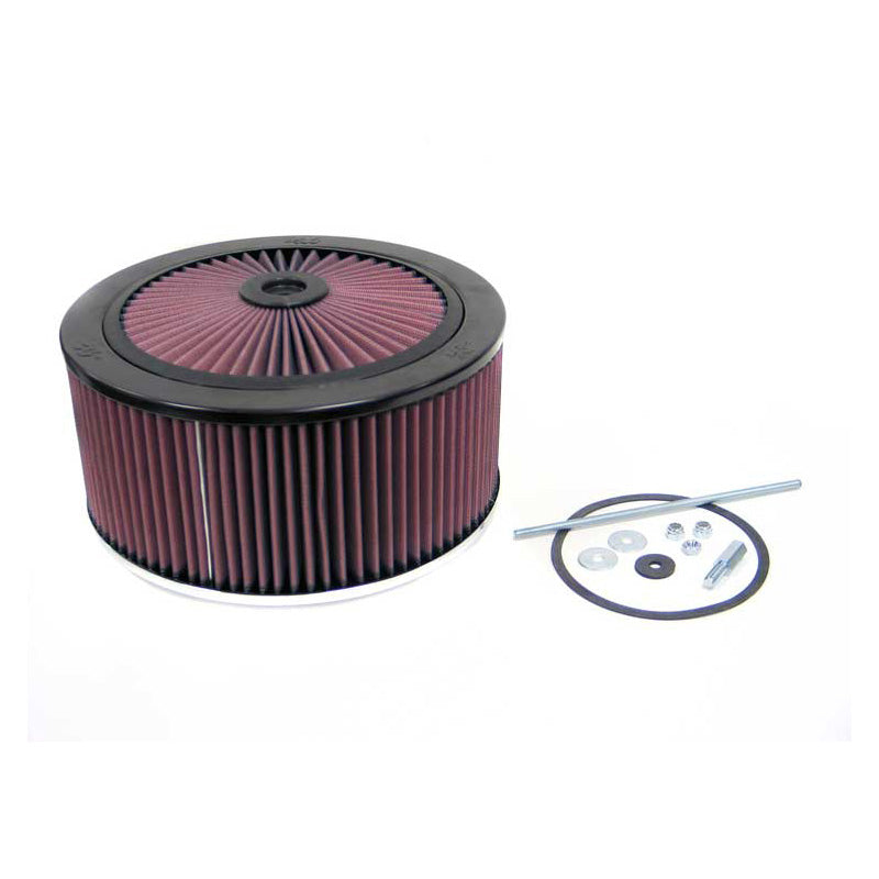 K&N X-Stream bovenste assemblage - 186mm flens, 235mm binnendiameter, 186mm hoogte (66-3140)