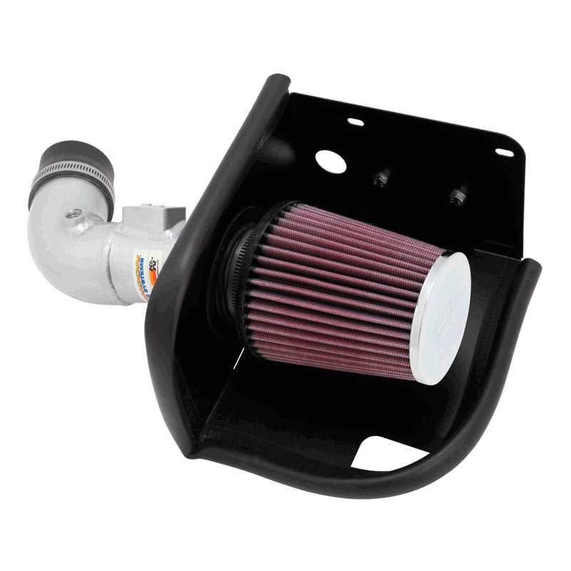 K&N Typhoon Kit, Fits Ford Fiesta 1.6L L4 2011-2013 - Silver (69-3530TS)