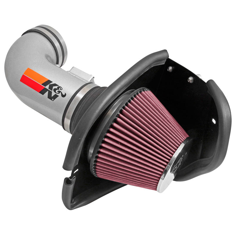 K&N Typhoon Kit, s’adapte à Cadillac CTS-V 6.2 2009-2015 - Argent (69-4530TS)