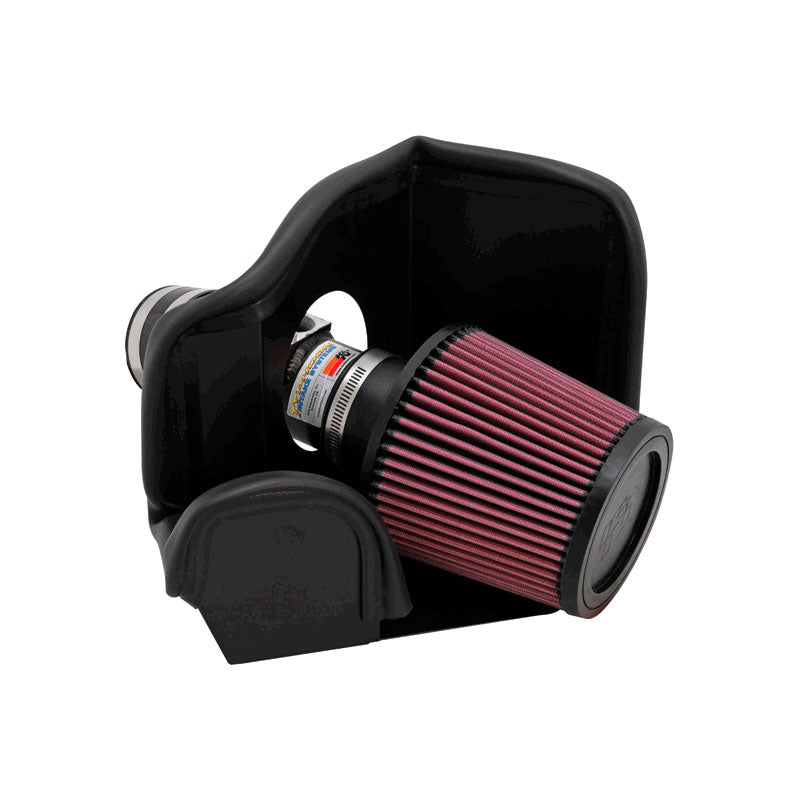K&N Typhoon Kit, s’adapte à Mazda 3 2.5L-L4 2010-2012 - Noir texturé (69-6013TTK)