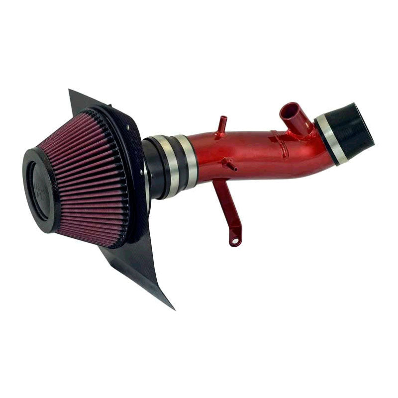 K&N Typhoon Kit, past op Mitsubishi Lancer EVO L4-2.0L 2003-2005 - Rood (69-6543TR)