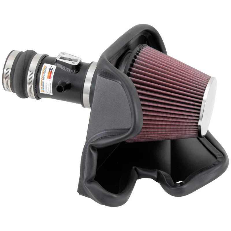 Kit K&N Typhoon, convient à Nissan Altima/Pathfinder & Infiniti JX35/QX60 3.5L V6 2013-2017 - Noir texturé (69-7063TTK)