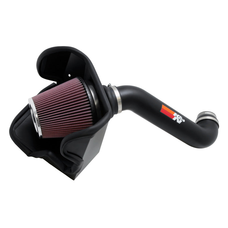 K&N, admission d'air hautes performances, noir texturé, convient à Jeep Liberty & Dodge Nitro 3.7L V6 (2010-2012)