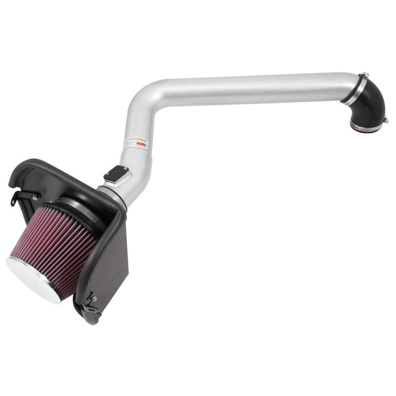 K&N High Performance Air Intake Kit, fits Jeep Cherokee 2.4L L4 2014-2018 - Silver (77-1570KS)