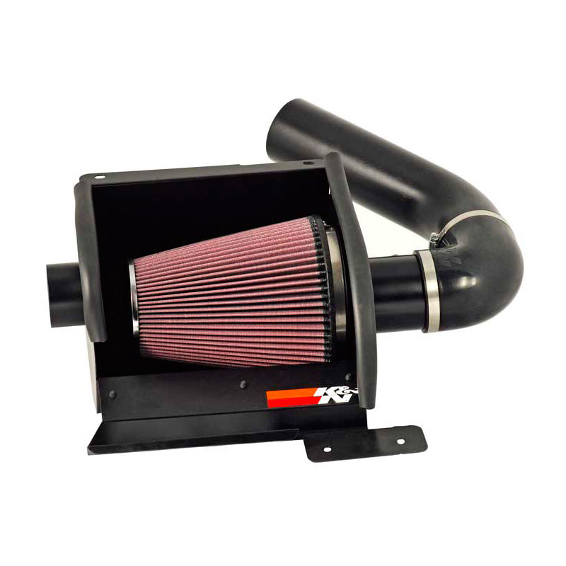 K&N High Performance Air Intake Kit, Fits Ford E150/E250/E350/E450/E550 5.4l V8/6.8L V10 1997-2019 - Textured Black (77-2570KTK)
