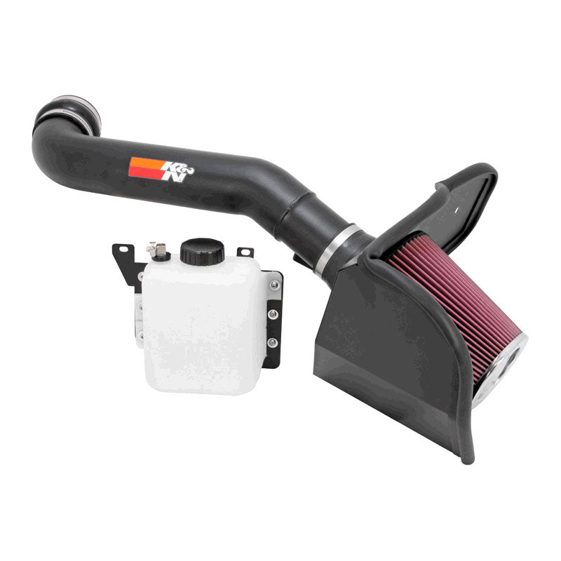 K&N High Performance Air Intake Kit, Fits Ford F150 SVT Raptor 6.2L V8 2010-2014 - Textured Black (77-2579)