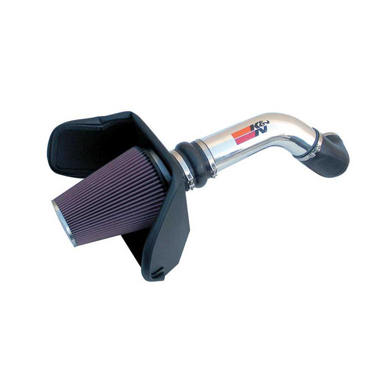 K&N High Performance Air Intake Kit, Fits Chevrolet Tahoe/Silverado/Suburban/Avalanche/Sonora & GMC Sierra/Yukon & Cadillac Escalade 4.8/5.3/6.0L V8 1999-2007 (77-3023KP)