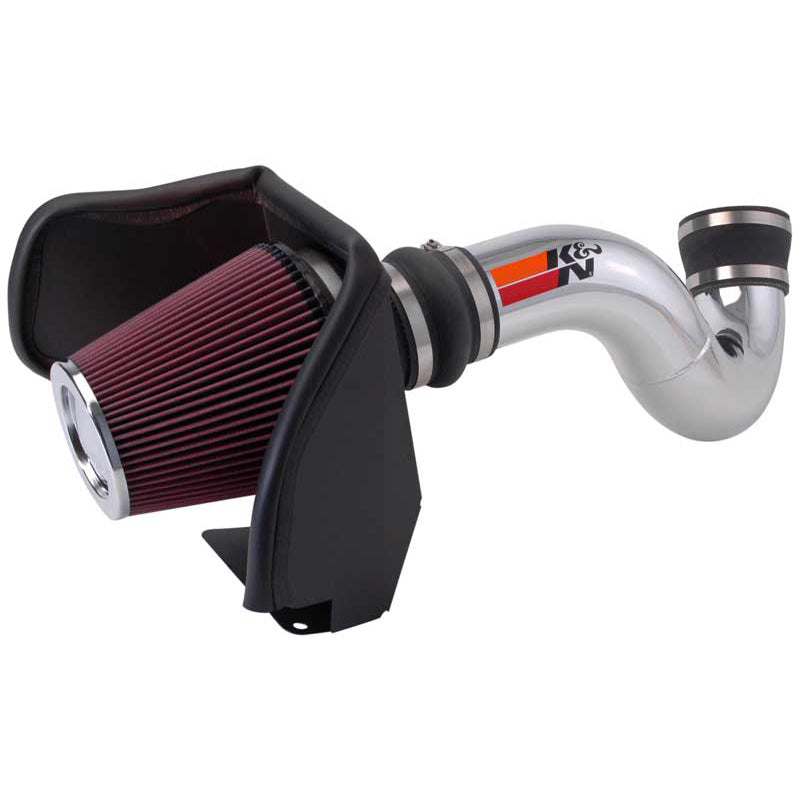 K&N High Performance Air Intake Kit, Fits Chevrolet Tahoe/Silverado/Suburban/Avalanche/Sonora & GMC Sierra/Yukon & Cadillac Escalade 4.8/5.3/6.0L V8 2005-2007 (77-3050KP)
