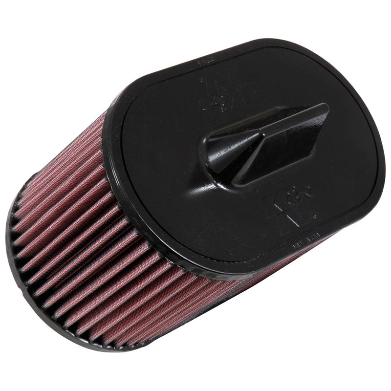 K&N panel filter, fits Maserati Ghibli 3.0 / Quattroporte 3.0/3.8 Gasoline (2 pieces necessary) 2014-2018 (E-0651)