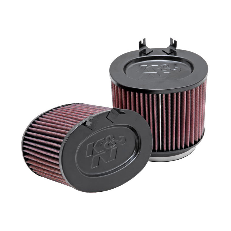 K&N Panel Filter, fits Porsche Carrera 911 3.6/3.8L, 2009-2012 (2 pieces) (E-1999)