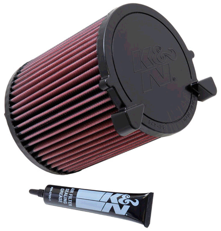 K&N Panel Filter, Fits Audi A3 1.6 6/2003-2012 (excl. FSi) A3 2.0 excl. Turbo / various VAG (E-2014)