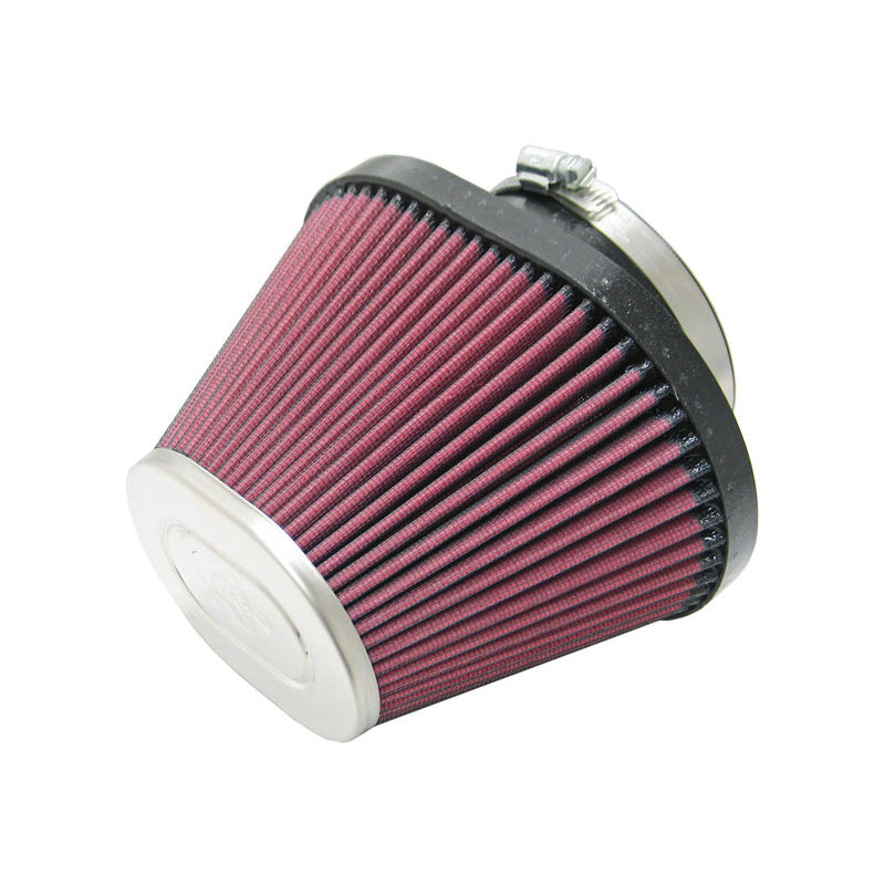 K&N Filtre à air ovale/conique universel bride de 100 mm, base de 191x137 mm, sommet de 113x84 mm, hauteur de 121 mm (RC-1680)