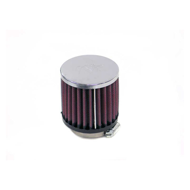 K&N Filtre à air rond universel bride de 54 mm, diamètre extérieur de 76 mm, hauteur de 76 mm (RC-1910)