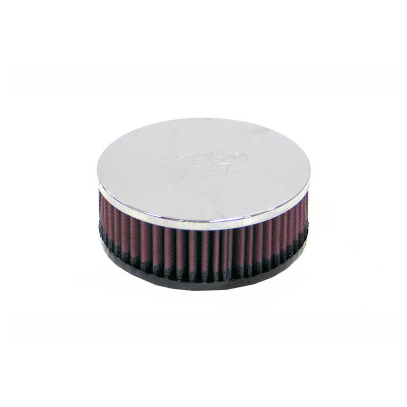 K&N Filtre à air rond universel bride 51mm, diamètre extérieur 137mm, hauteur 51mm (RC-2440)