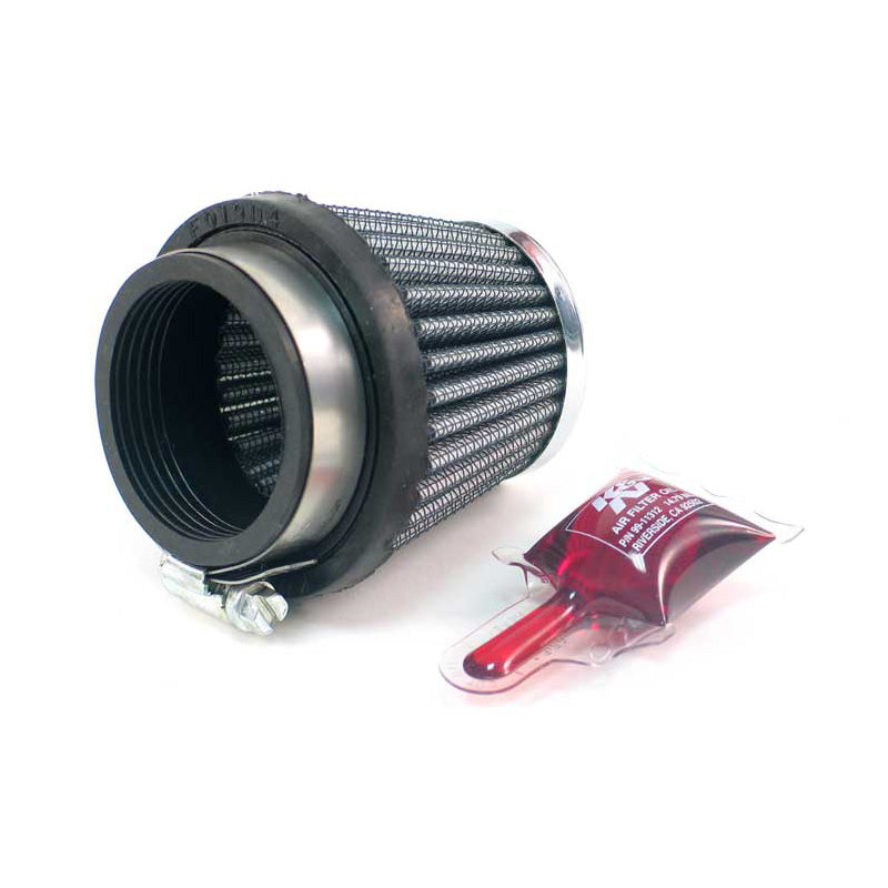 K&N Filtre à air conique universel bride de 49mm, base 76mm, sommet 51mm, hauteur de 64 mm (RC-2500)