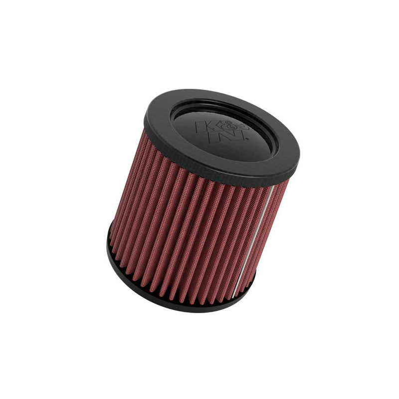 Filtre à air universel K&N - sommet en fibre de carbone - bride 70mm, base 130mm, sommet 114mm, hauteur 127mm (RP-3221)