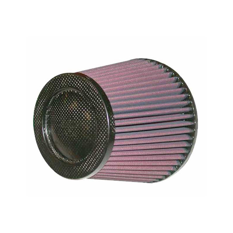 K&N Filtre à air universel - sommet en fibre de carbone - 127mm de collerette, 165mm de base, 114mm de sommet, 143mm de hauteur (RP-5113)