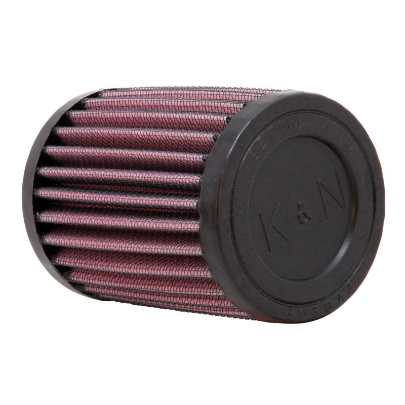 Filtre à air rond universel K&N collerette 38mm, diamètre extérieur 76mm, hauteur 102mm (RU-0160)
