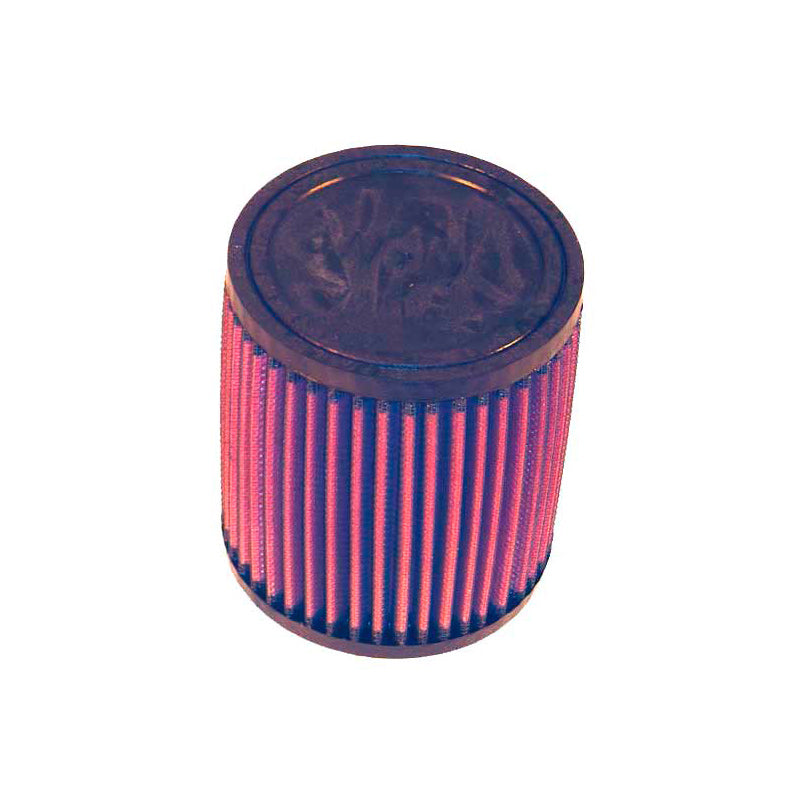K&N, Filtre à air rond universel, bride de 68mm, diamètre extérieur de 114mm, hauteur de 127mm (RU-0910)
