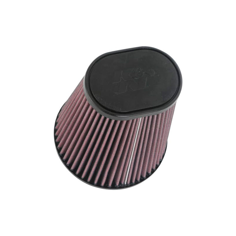 Filtre à air conique universel K&N bride décalée 89mm, base 146mm, sommet 114mm, hauteur 178mm (RU-1033)