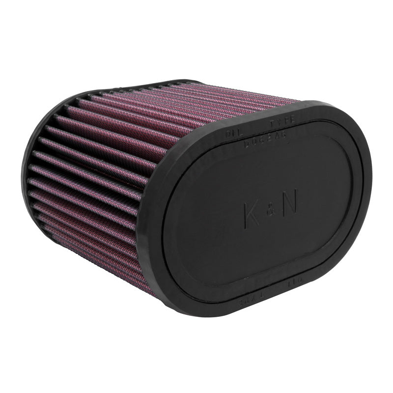 K&N Filtre à air universel ovale bride de 70mm, 159mm x 102mm, hauteur 127mm (RU-1500)