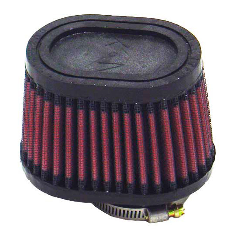 K&N Universeel ovaal/conisch luchtfilter 44mm offset flens, 102mm basis, 89mm bovenkant, 70mm hoogte (RU-2450)