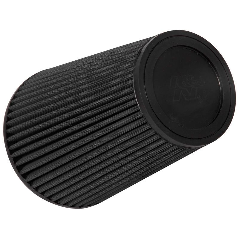 K&N zwarte universele Dryflow conische luchtfilter 127mm flens, 165mm basis, 121mm top, 222mm hoogte (RU-3107HBK)