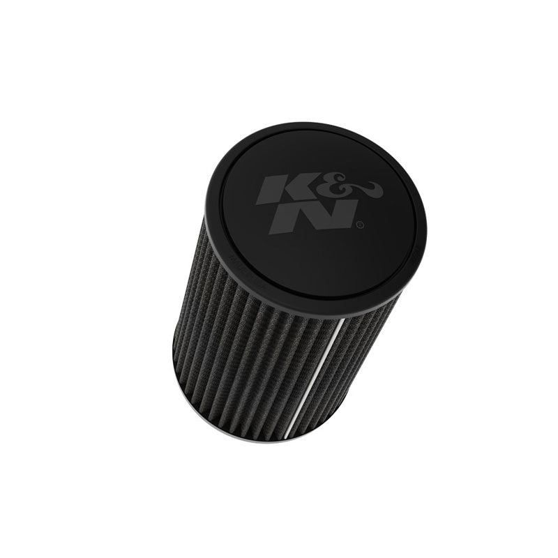 K&N Filtre à air conique universel Dryflow noir, collerette de 89 mm, base de 152 mm, sommet de 133 mm, hauteur de 229 mm (RU-3111HBK)