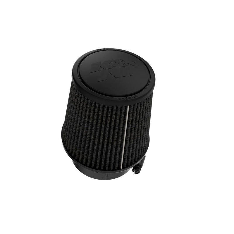 K&N zwarte universele Dryflow conische luchtfilter 102mm flens, 152mm basis, 117mm top, 152mm hoogte (RU-3113HBK)
