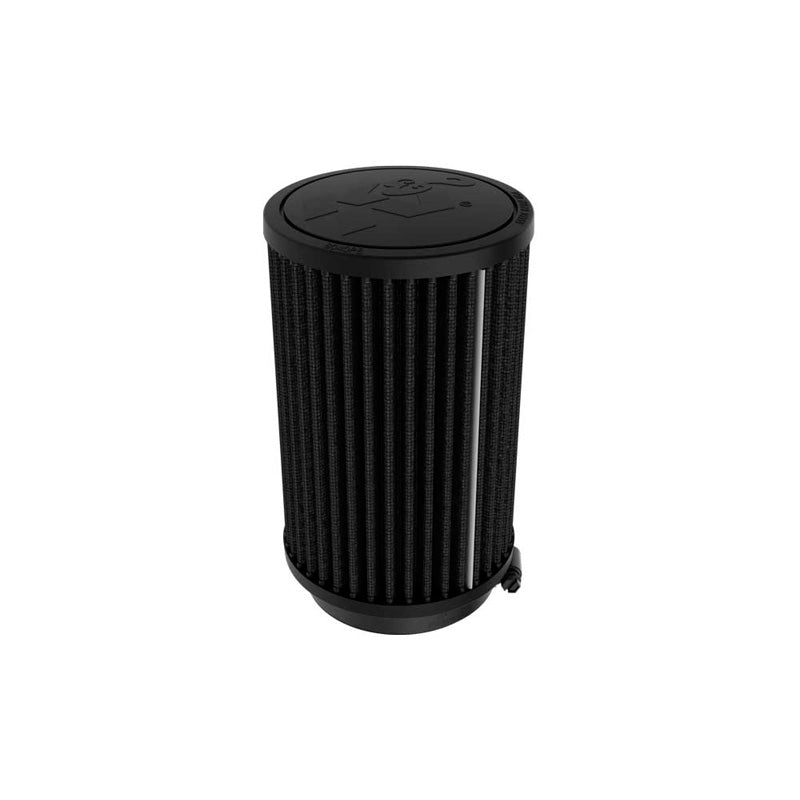 K&N zwarte universele Dryflow ronde luchtfilter 73mm flens, 102mm buitendiameter, 152mm hoogte (RU-3117HBK)