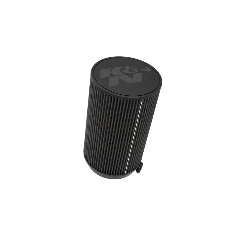 K&N zwarte universele Dryflow ronde luchtfilter 152mm flens, 191mm buitendiameter, 305mm hoogte (RU-3124HBK)