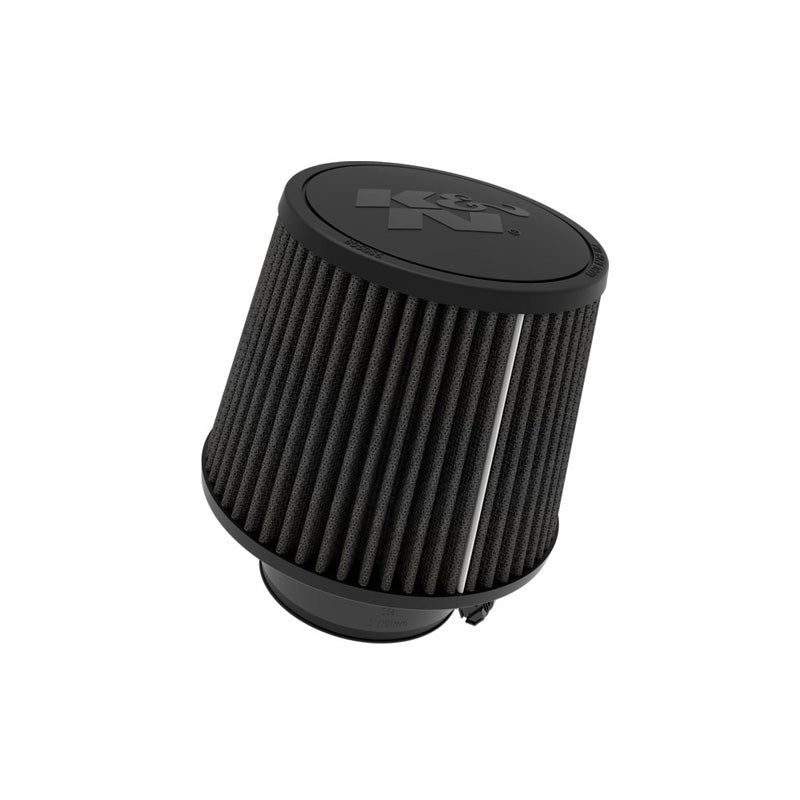 Filtre à air conique universel Dryflow noir K&N bride de 76mm, base de 152mm, sommet de 127mm, hauteur de 127mm (RU-3126HBK)