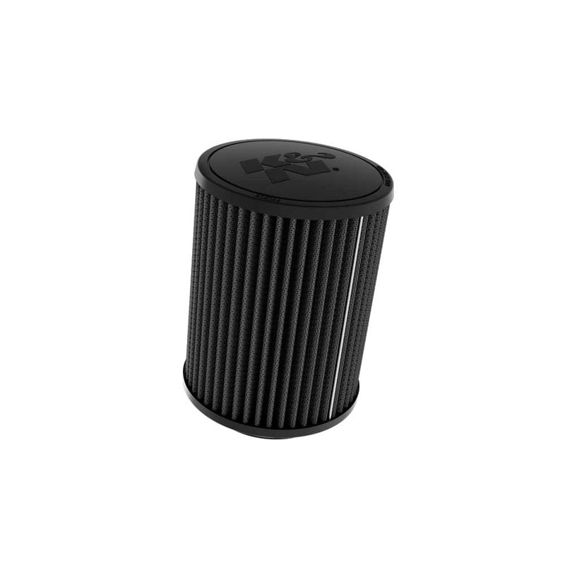 K&N zwarte universele Dryflow ronde luchtfilter 76mm flens, 127mm buitendiameter, 165mm hoogte (RU-3128HBK)