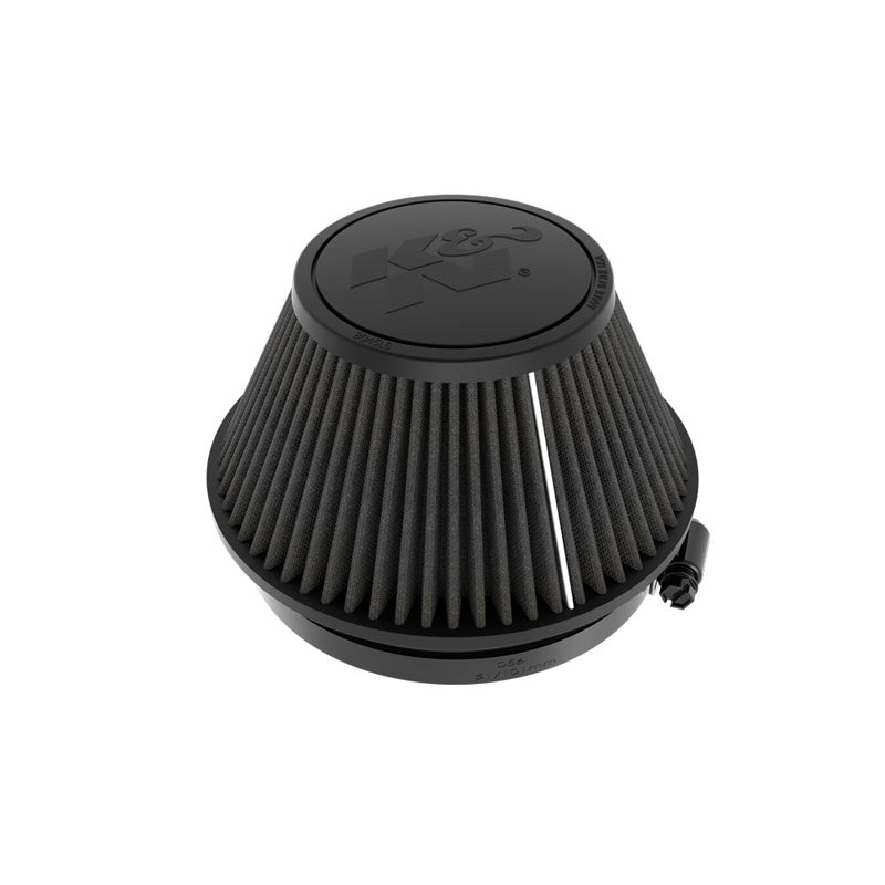 K&N zwarte universele Dryflow conische luchtfilter 152mm flens, 191mm basis, 114mm top, 102mm hoogte (RU-3129HBK)