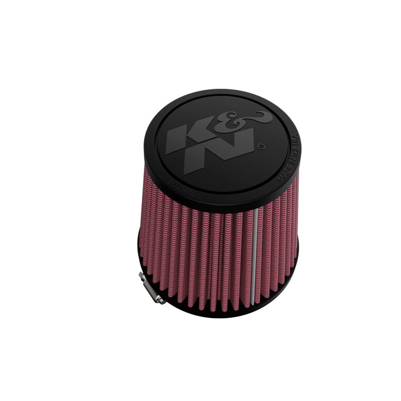 Filtre à air conique universel K&N, bride de 76mm, base de 114mm, sommet de 89mm, hauteur de 111mm (RU-9410)