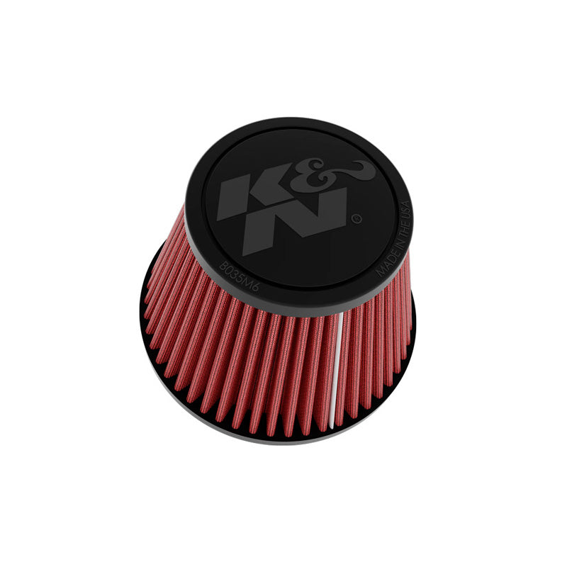 Filtre à air conique universel K&N collerette décalée de 51mm (17mm), base 132mm, sommet 89mm, hauteur 94mm (RU-9920)