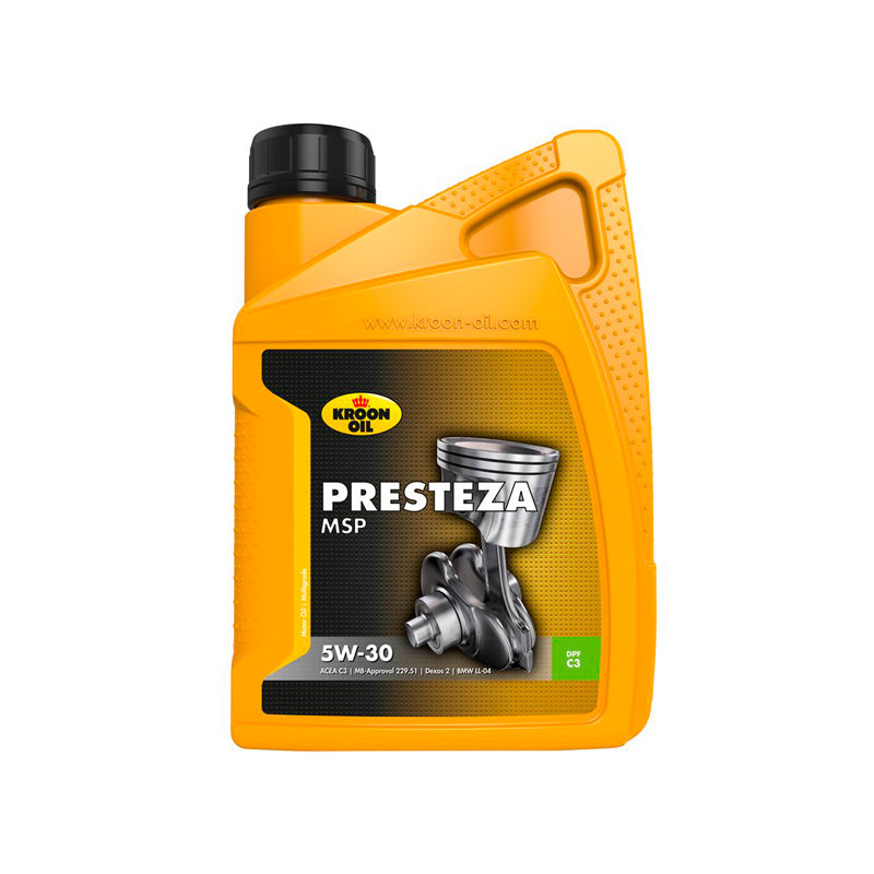 Kroon-Oil, Presteza MSP 5W-30 - Synthetic Engine Oil - 1L