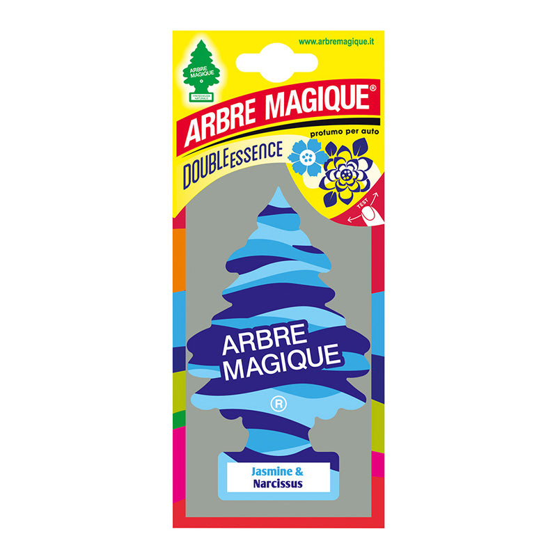 Wunderbaum, Dubbele Essentie Luchtverfrisser - Jasmijn & Narcis