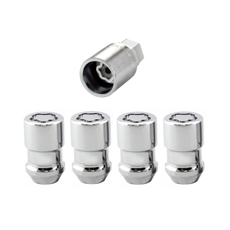 McGard, écrous antivol de roue M12x1.50 - conique - 37 mm (tête de 19 mm) - lot de 4 + clé