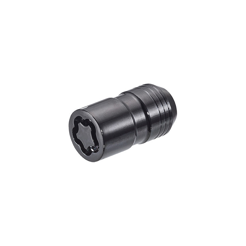 McGard, Wheel locking nuts M14x1.50 - Black - Conical - 41.6mm (21/22mm key) - Set of 4 pcs. + key