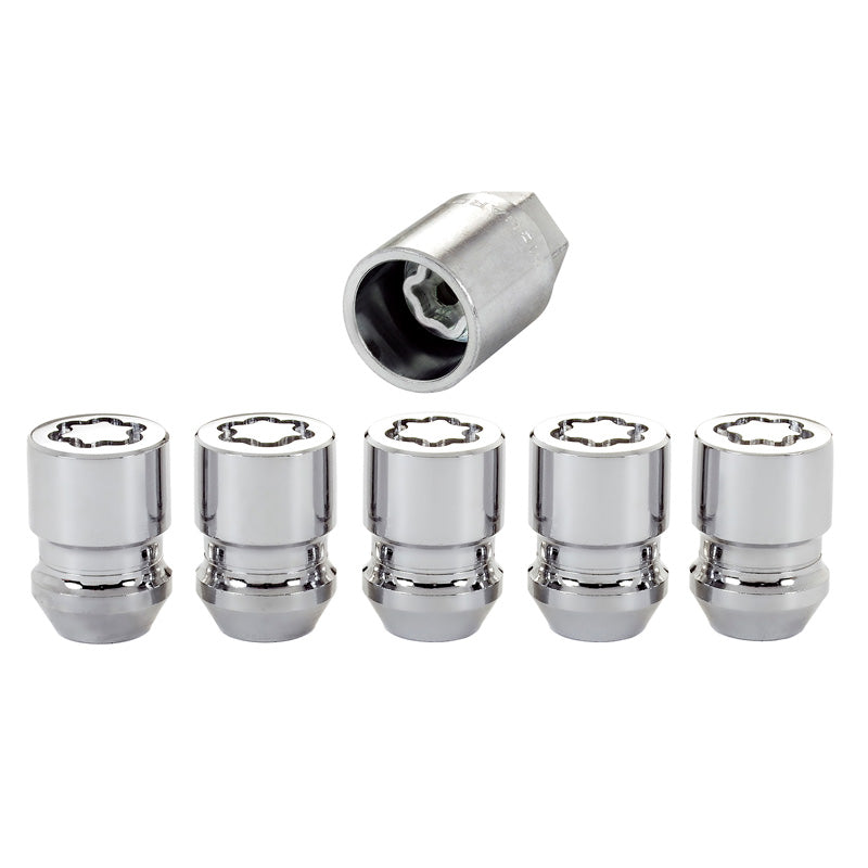 McGard, Écrous antivol de roue - 5 pièces M12x1.50 - Conique - longueur 32,5mm (tête 21mm)