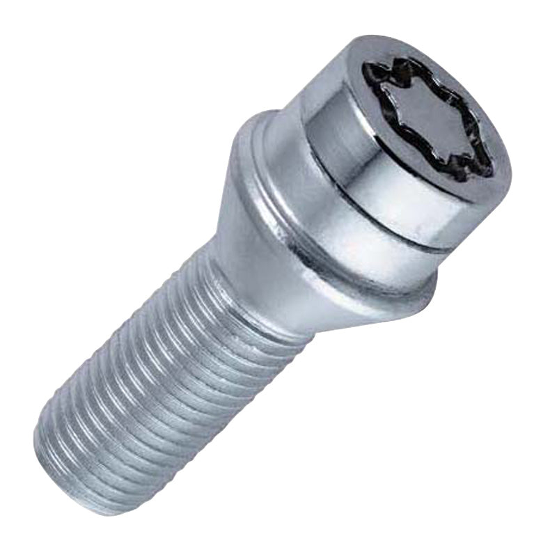 McGard, Wheel Locking Bolts M14x1.50 - Conical - Length 25mm (17mm head) - Set of 4 + key