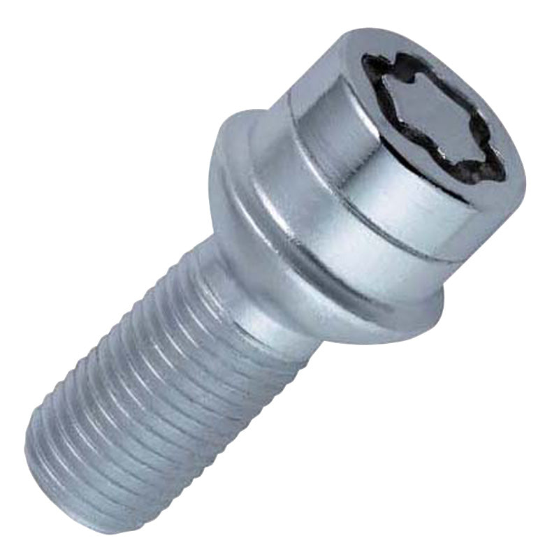 McGard, Boulons antivol de roue M12x1.50 - Cône rond R12 - 24.1mm (tête 17mm) - Lot de 4 pcs. + clé