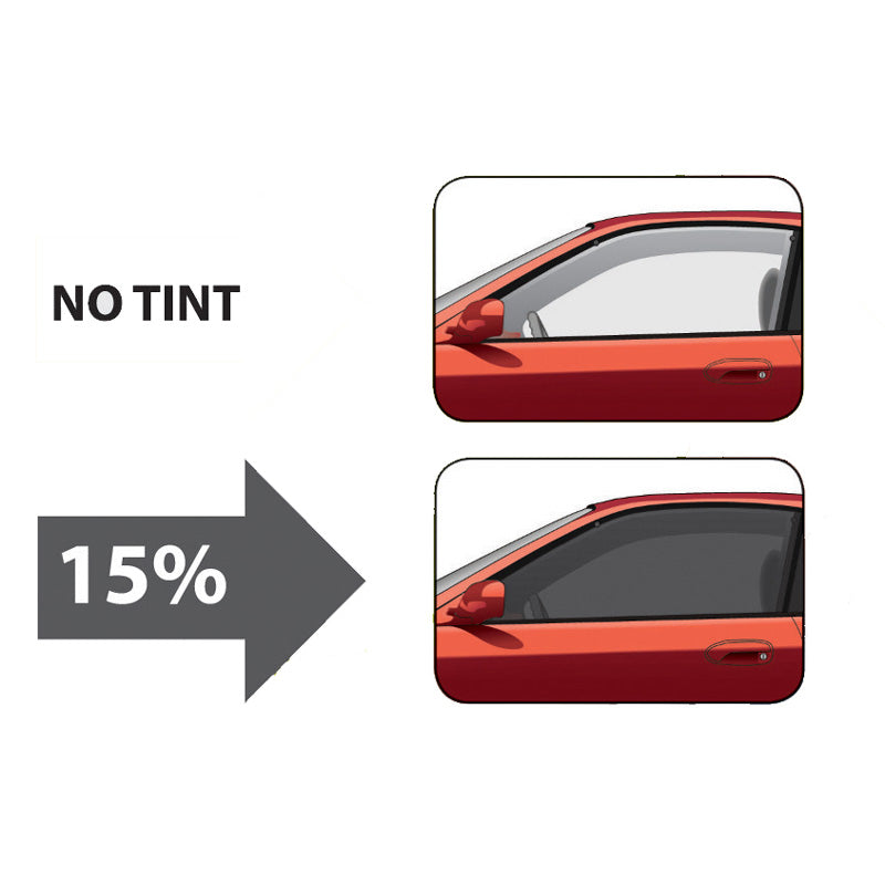 MHW Styling, Universal Window Film - Midnight Smoke - 15% - 75x300cm