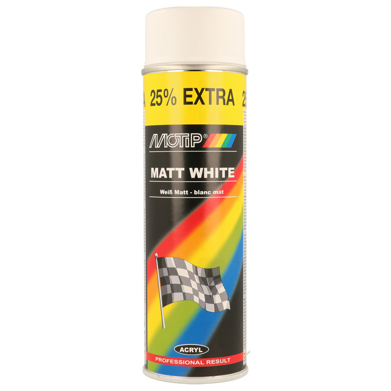 Motip, Rallyelak - Wit mat - 500ml