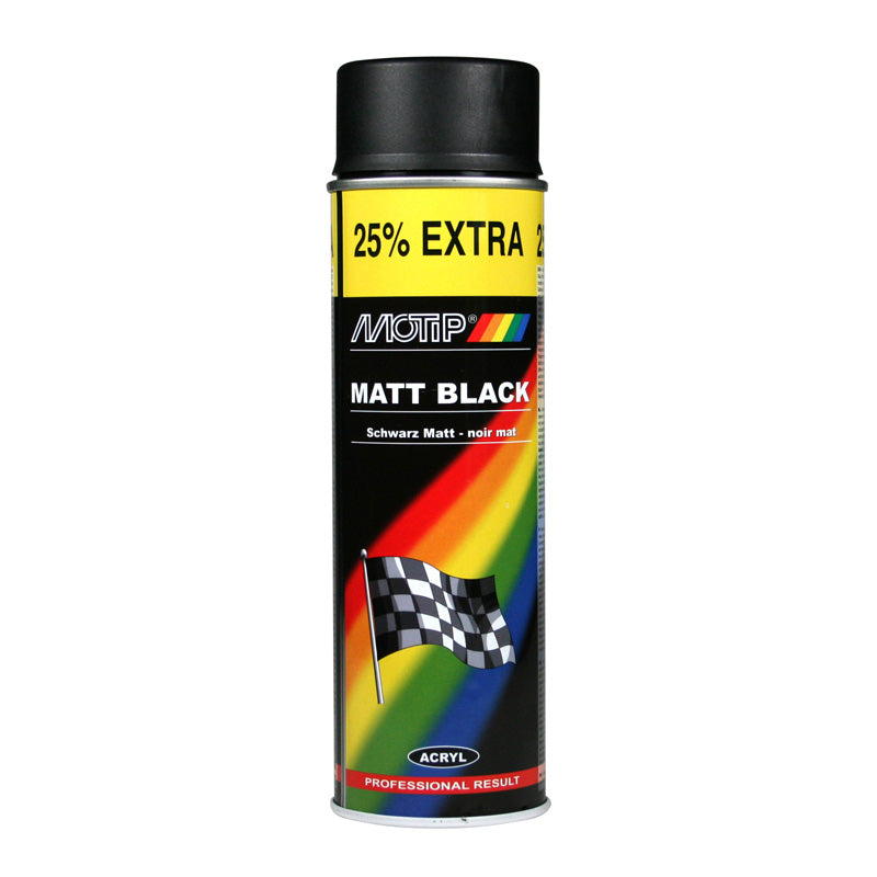Motip, Rallye Lacquer - Noir mat - 500ml